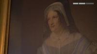 dark portrait of 1500s woman